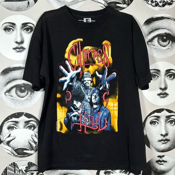 Vintage 90s Cypress Hill G.E.M. “The Cypress Hill Experience” Band Tee, Sz XL - Picture 2 of 14